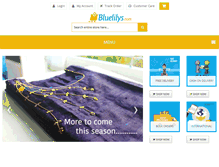 Tablet Screenshot of bluelilys.com